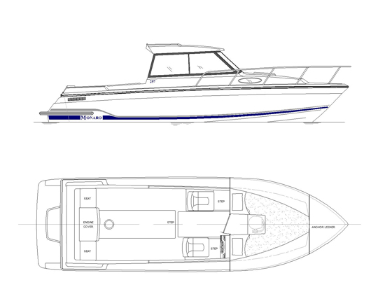 257 plan and profile drawing
